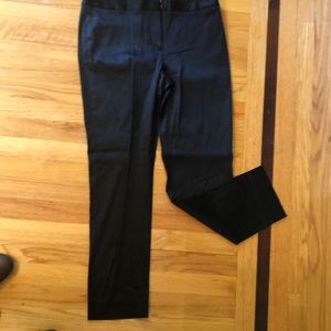 Black silk pants